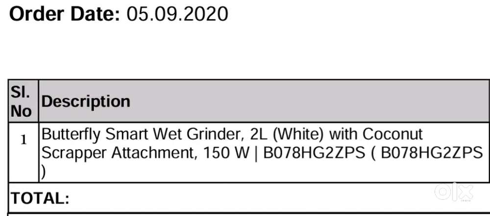 Butterfly Smart 2 Itr wet grinder with coconut Scrapper