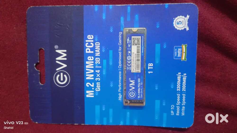 EVM M.2 NVME PcIe