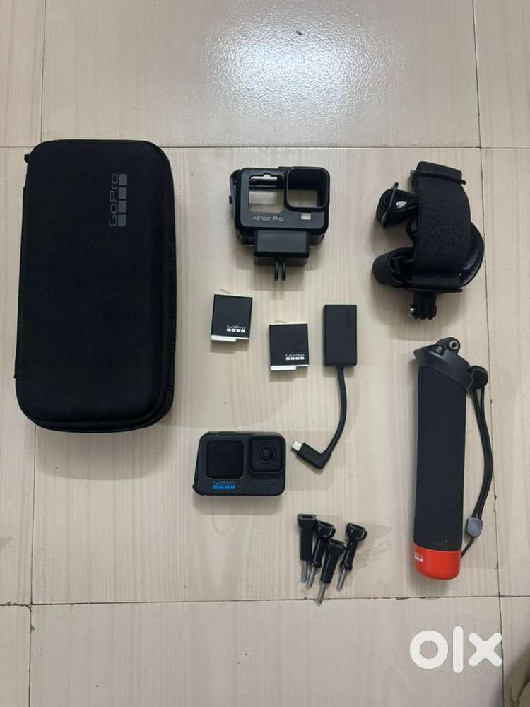 Hero go pro 12 bundle with all motovloging setup