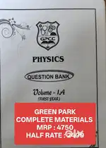 GREEN PARK MATERIALS + NEET PREVIOUS YEARS MTG + NEET QUESTION BANKS