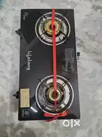 Brand new 2 burner automatic gas stove toughened glass