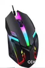 Mouse with RGB light home dilivery and cash on delivery  brand new