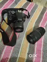 Canon 600D + lens of rs9000 with all accessories good  camera unused