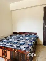 Ac,gyser,almira,double bed,kitchen racks