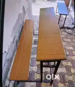 School bench sofa and chairs and