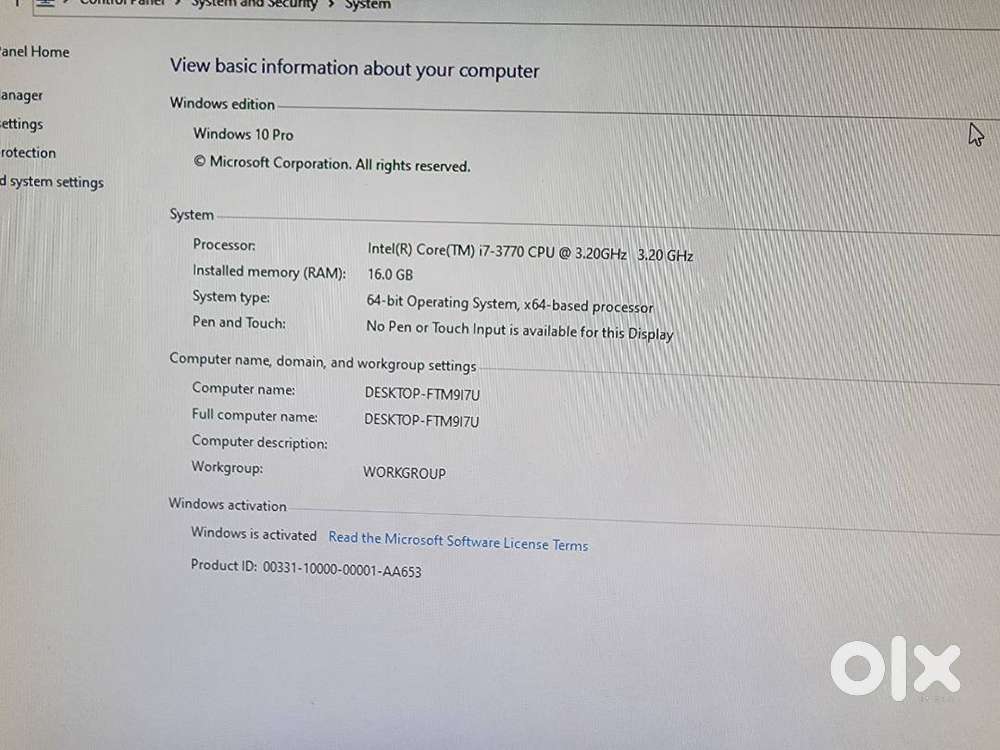I7 3770 Gaming/Editing PC