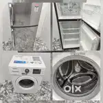 (&₹@2456 samsung double door fridge & front load washing machine))?