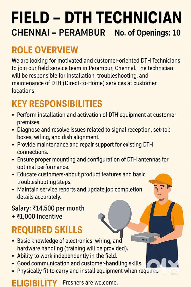 Field – DTH Technician