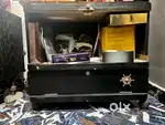Computer table with wheels