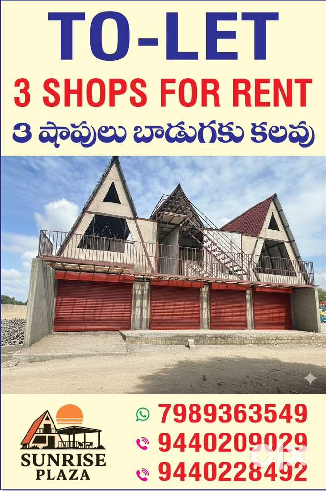 Shop for rent ring road facing