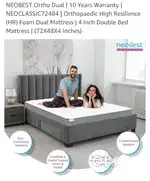 Double bed Mattress (Orthopaedic)
