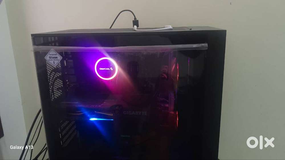 Full set-up PC with standing desk for sale