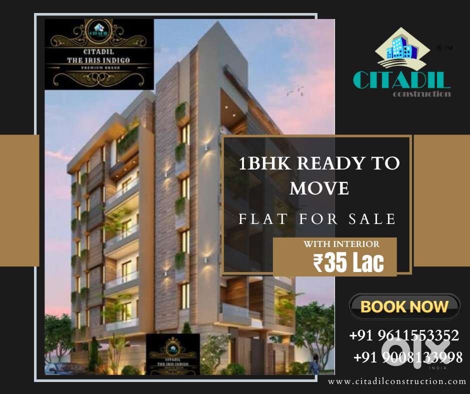 1BHK Ready to Move Flat  Last Unit  Great Investment  35L Banaswadi
