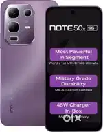 Infinix note 50x 5g 6gb ram 128gb storage