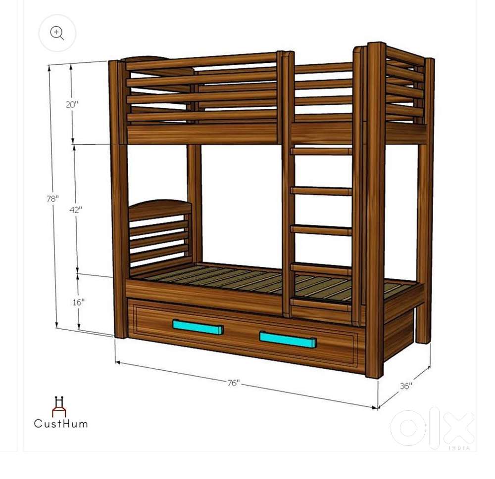 Bunker bed (Set of 1)