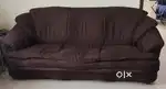 3+1+1 Seater Sofa set (Chocolate brown) - good condition