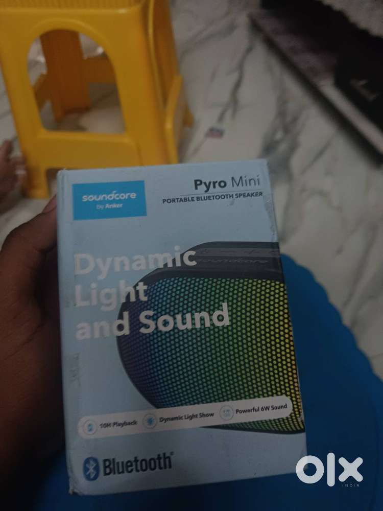 Soundcore best speaker only 2 days old with deep bass and RGB light