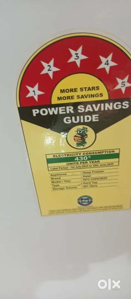 5 star Power Saving