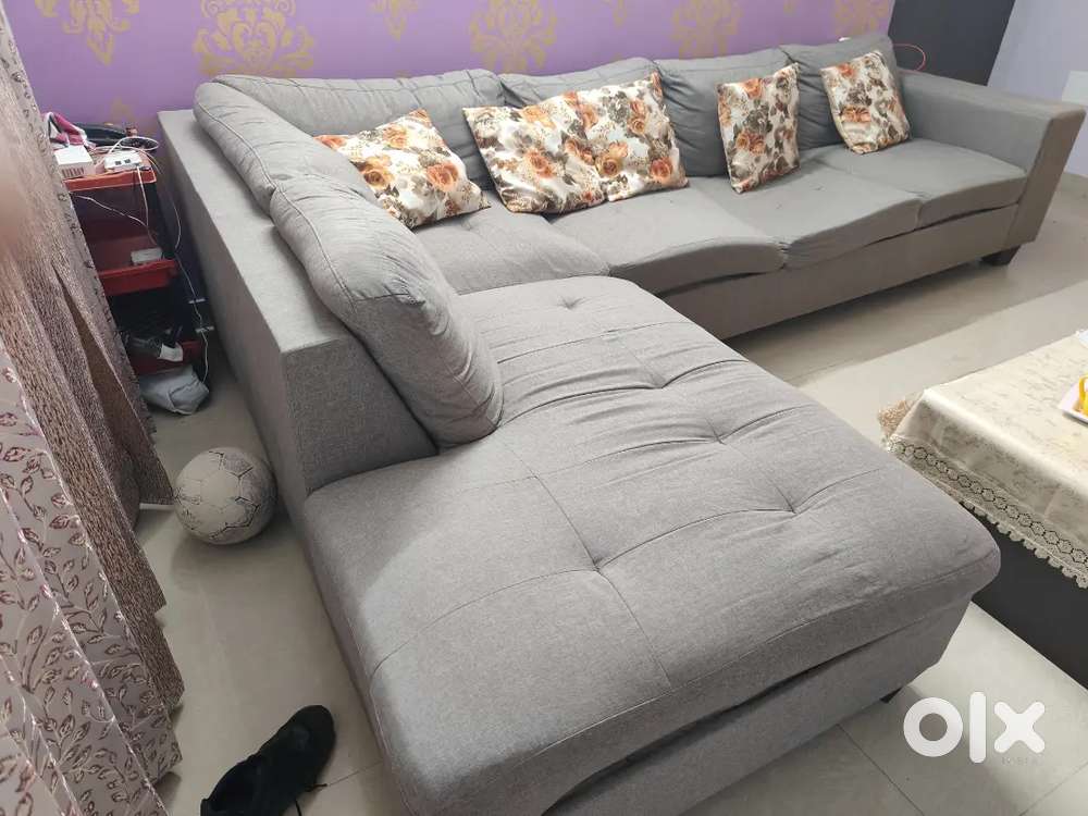 L shaped Evok Brand Sofa for sale