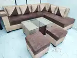 Luxury 6 Seater L Shape Sofa