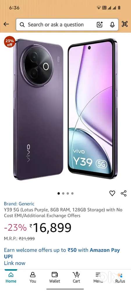Vivo y395g mobile only 7 months using