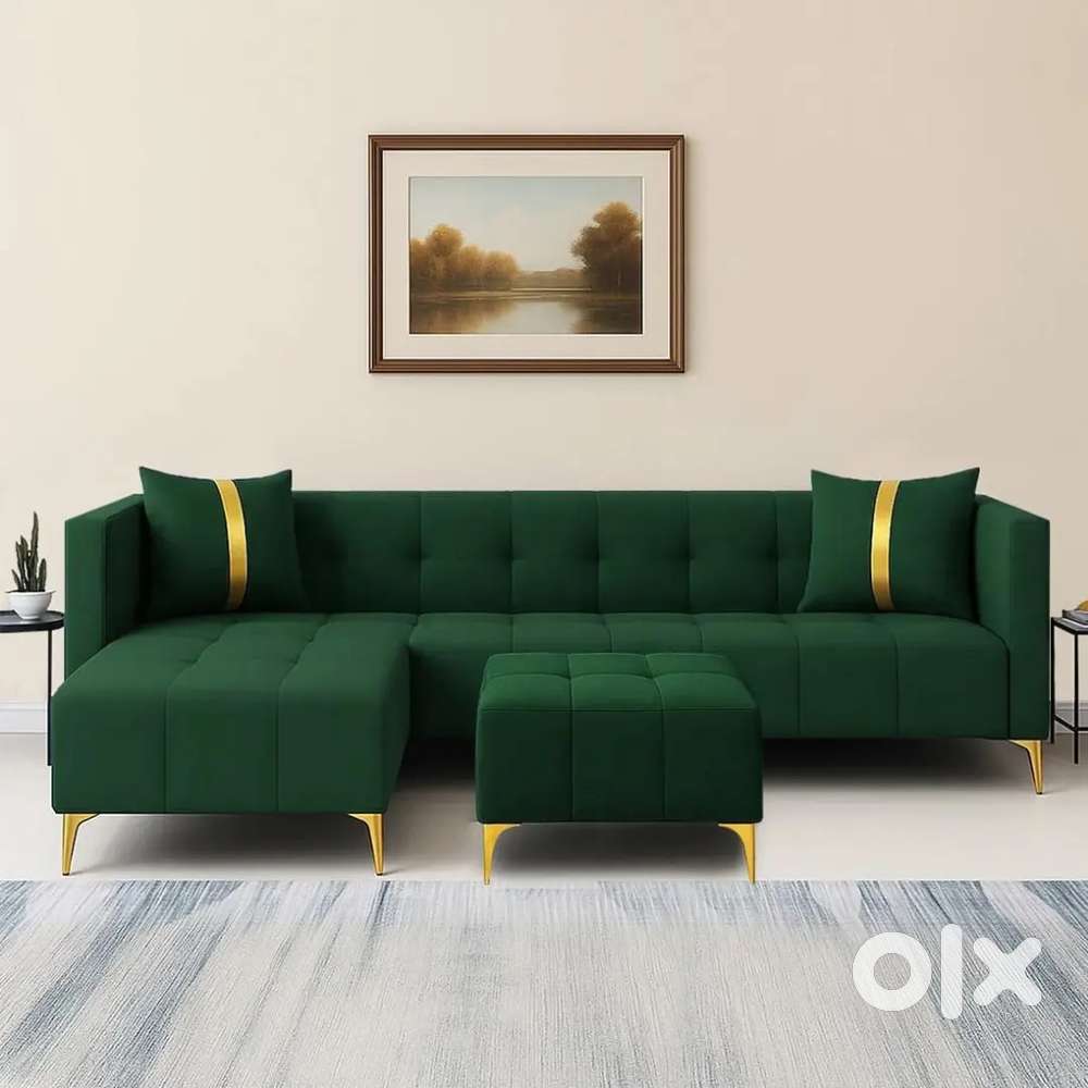 Big discount buy new sofa 8499, L type sofa 13990/-