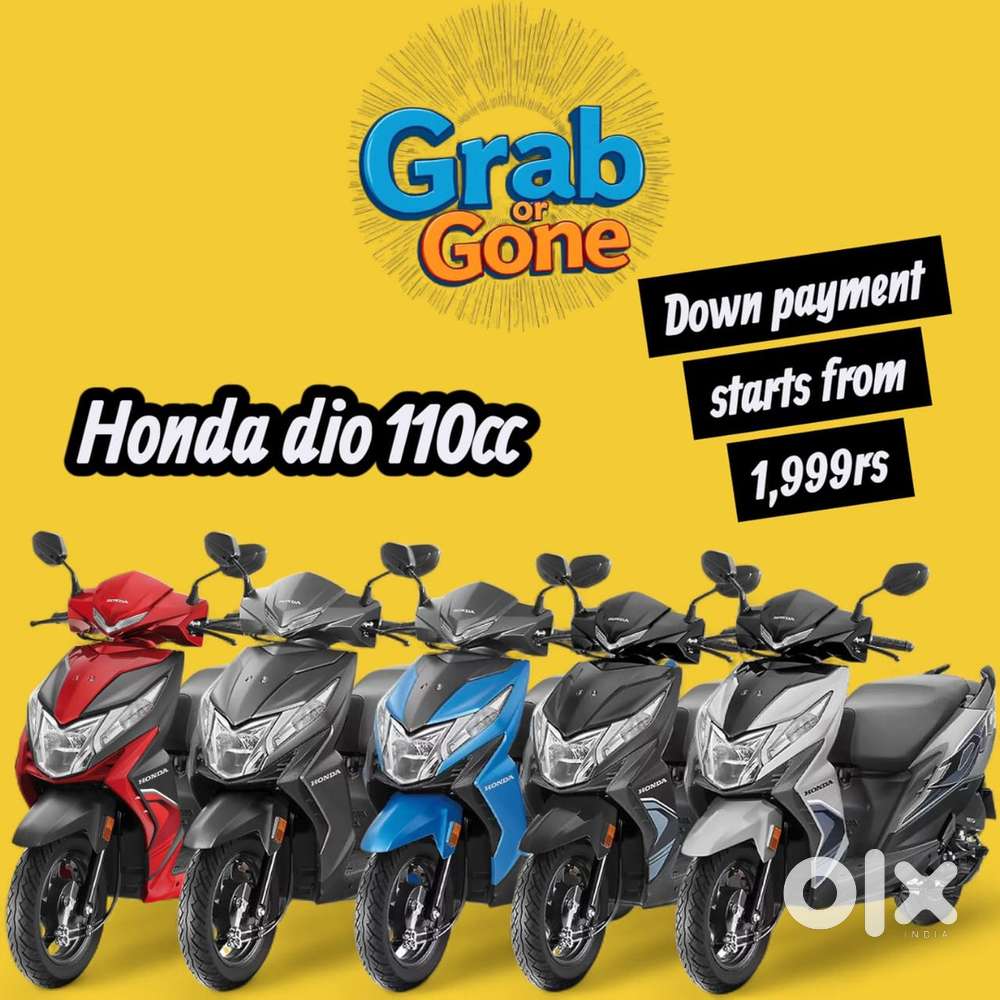 DIO 110cc at VERY LOW DOWN PAYMENT