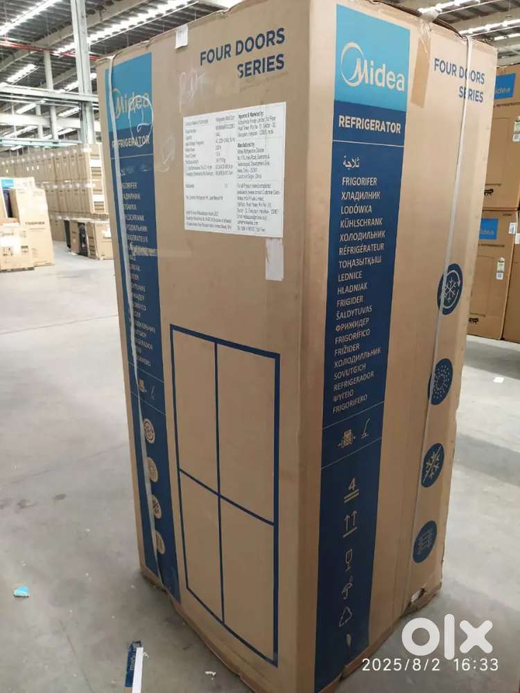 544 L Glass Refrigerator Pati Pack 50% Dis