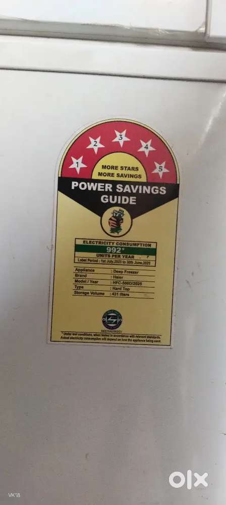 Hair 5 star Deep Freezer