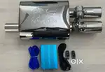 Car valvetronic exhaust kit with with suction pump