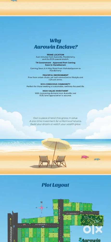 BEACH PLOTS FOR SALES