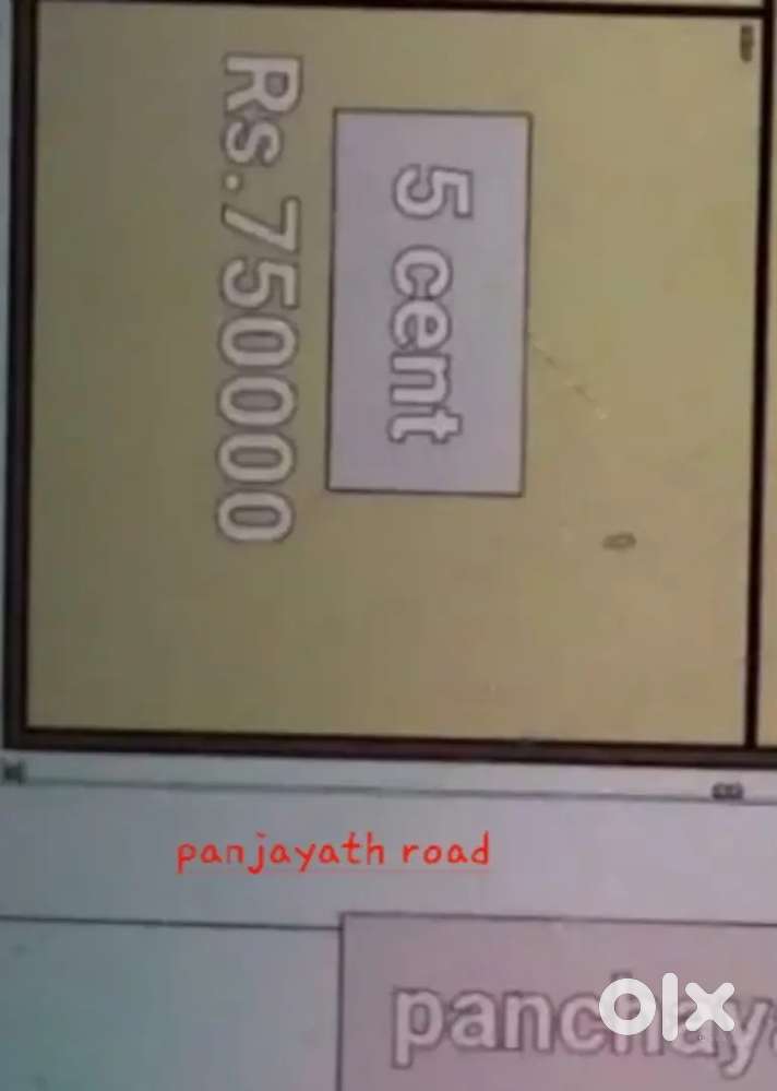 5 cent plot for sale (Purayidam) Road side