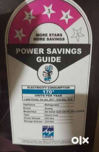 Godrej 225-liter fridge for sell at 8000 INR