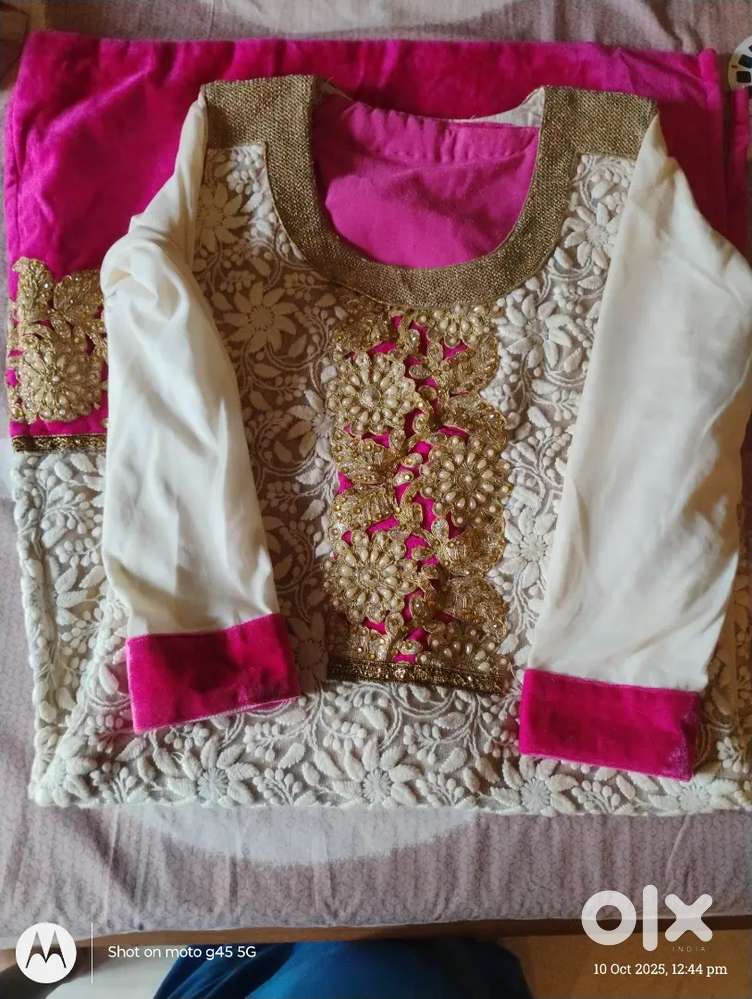 White Party Wear Salwar and Duppatta