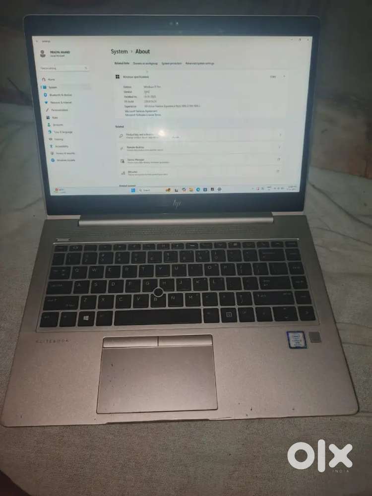 window 11 pro ram 8 gb rom 512 gb touch screen working perfectly