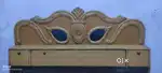Wooden furnished very strong Bed