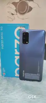 Realme Narzo 30 Pro 5G 8/128GB in good condition with box charger