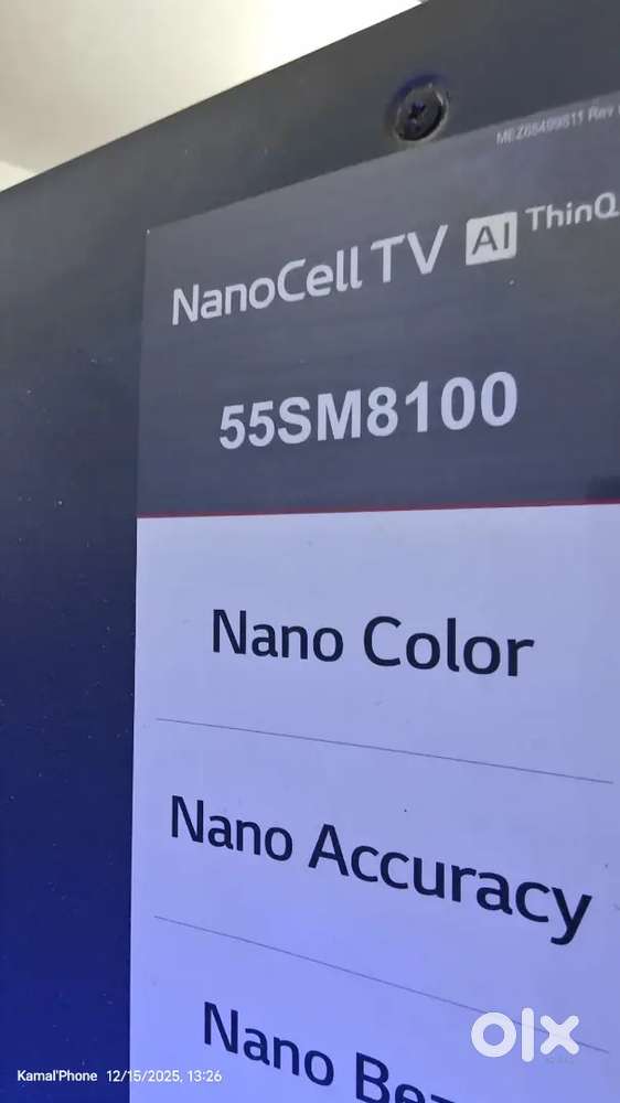 LG Nano cell 55 Inch TV 3 yrs old  6 month warrenty left