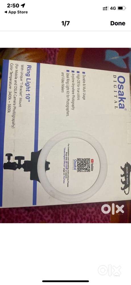 Osaka ring light urgent sale