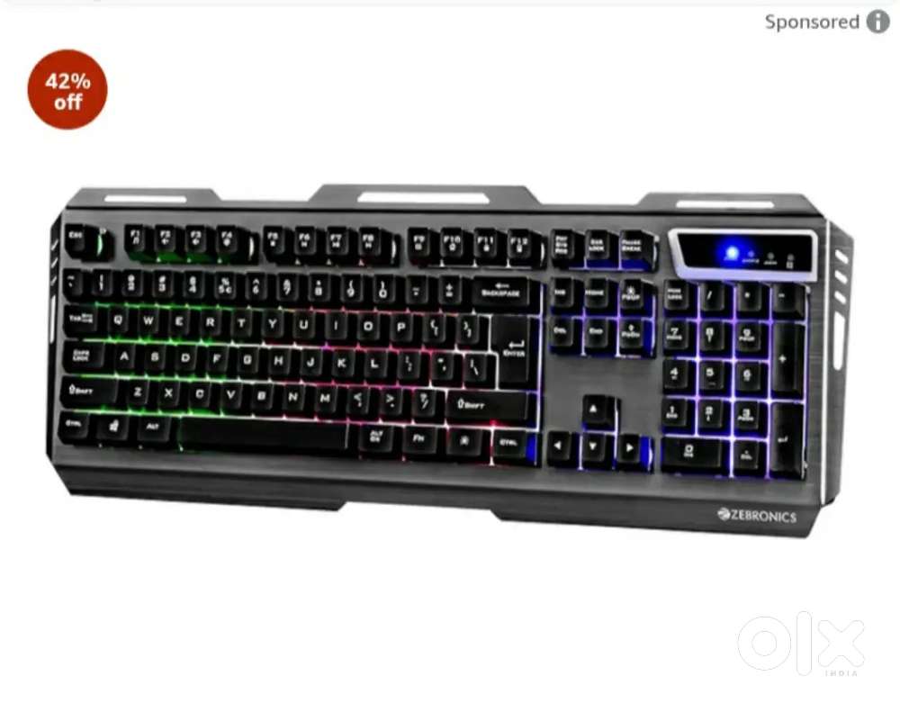 Zebronics transformer-K USB gaming keyboard