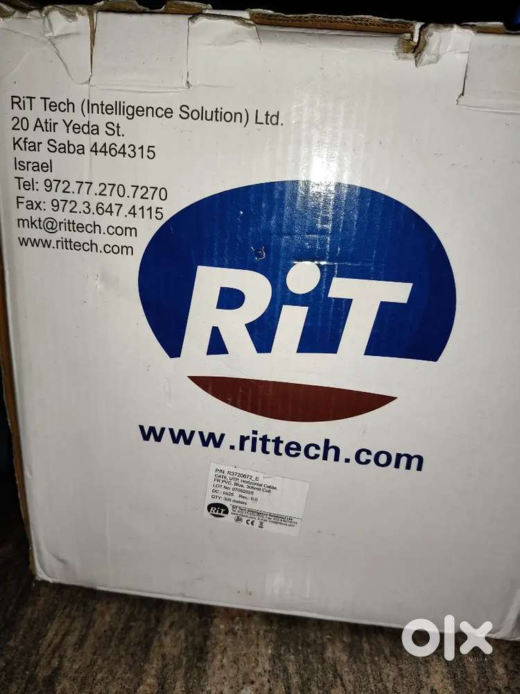 RiT brand CAT6 cable 305 mtrs