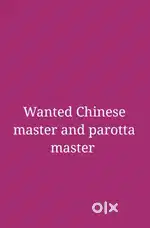 Hotel chinese master, parrota master wanted