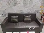 Brown 3-Seater Sofa in Good Condition – Affordable Price