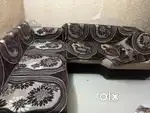 Limited deal  1-Sofa set 6-Seater + 1-Dynaing Tabel+ 2 beds