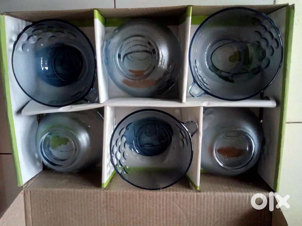 Glass bowl set of 6