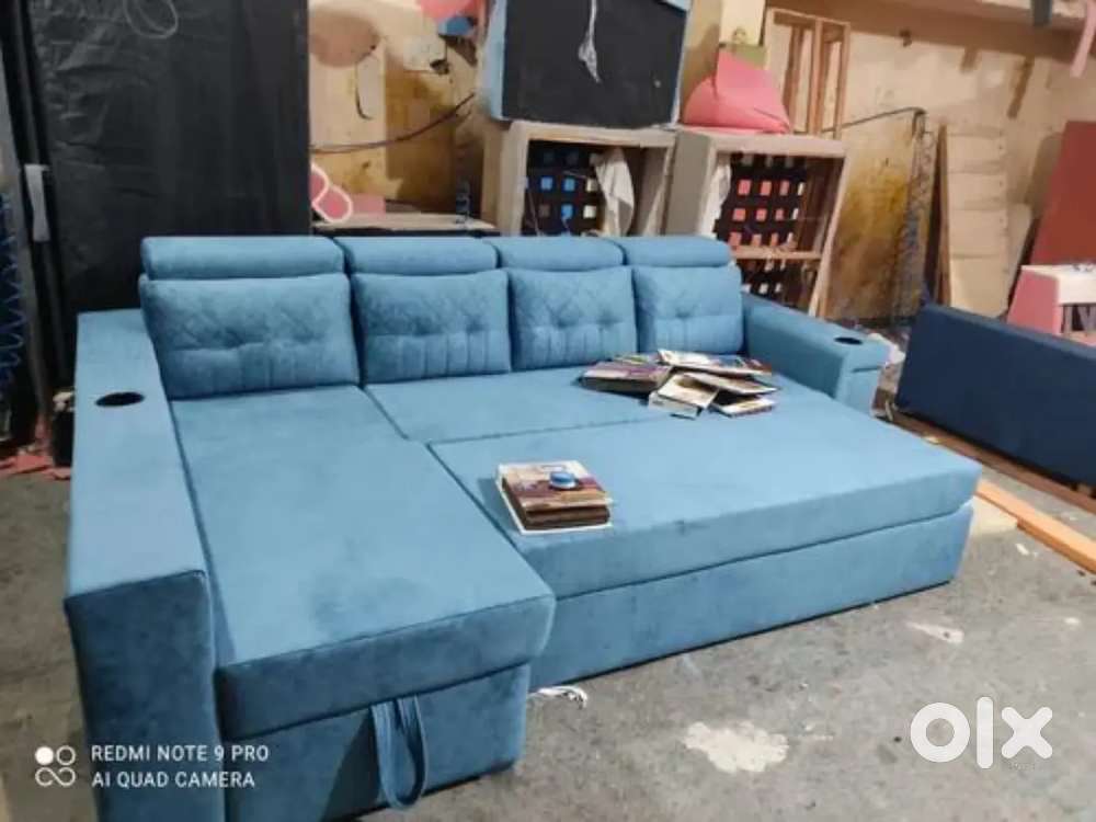 6 Neelgiri Sofa Cum Bed Wooden, EMI AVAILABLE ALIYAR ARHAM RECLINERS