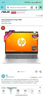 hp laptop new one