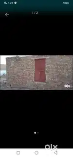 प्लॉट मकान 2रूम 1रसोइ लेट bat  Bikaner