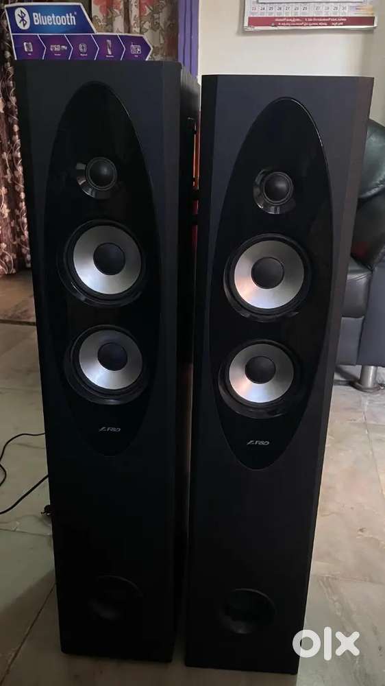 F&D T60X Bluetooth Tower Speakers, Powerful Bass,Excellent Condition