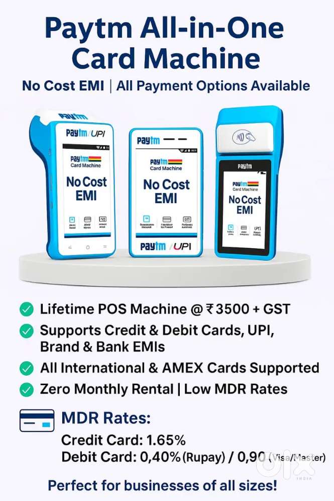 Paytm swiping machine